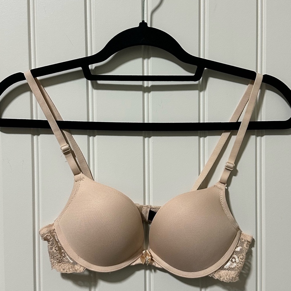 Smart & Sexy Beige Lace Bra